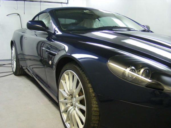 aston-martin-db9-repairs-high-specification-polish-before-front-profile